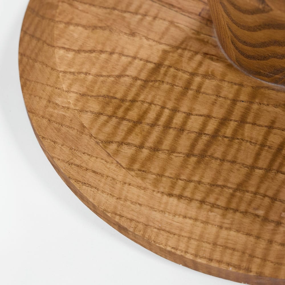 Rivius Turnelle – Bàn Tròn Chân Gỗ Chạm Khắc Điêu Khắc