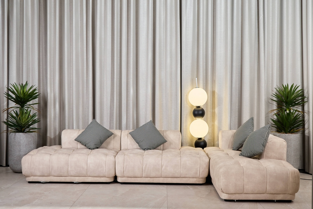 Rivius Pavenza – Sofa Góc Tối Giản Hiện Đại Sang Trọng