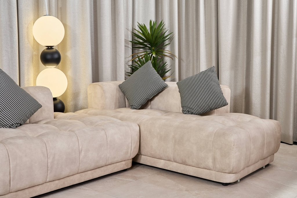 Rivius Pavenza – Sofa Góc Tối Giản Hiện Đại Sang Trọng