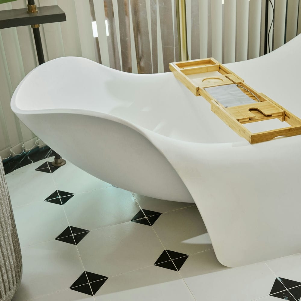 Rivius Elava - Bồn Tắm Nằm Dáng Sóng Thanh Nhẹ