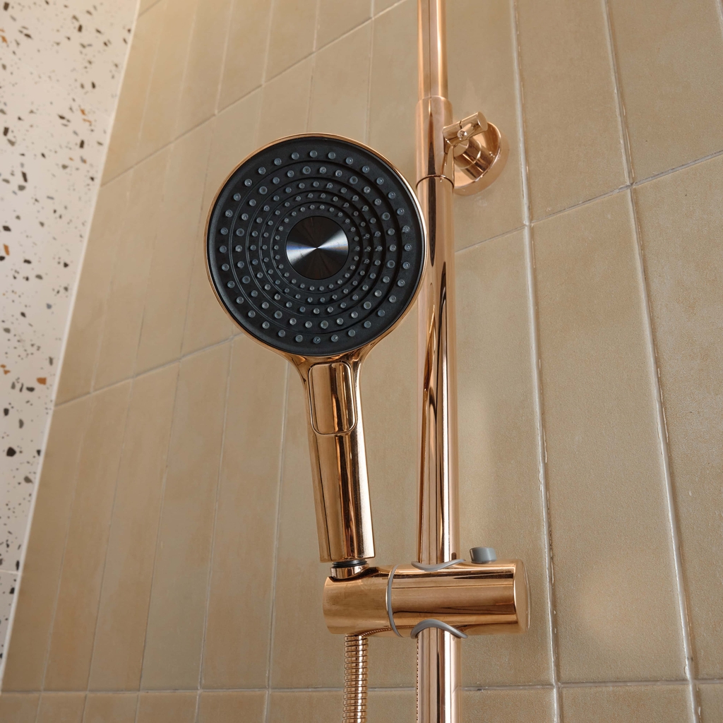 Rivius Aquadoré – Bộ Vòi Sen Sắc Hồng Vàng Trang Nhã