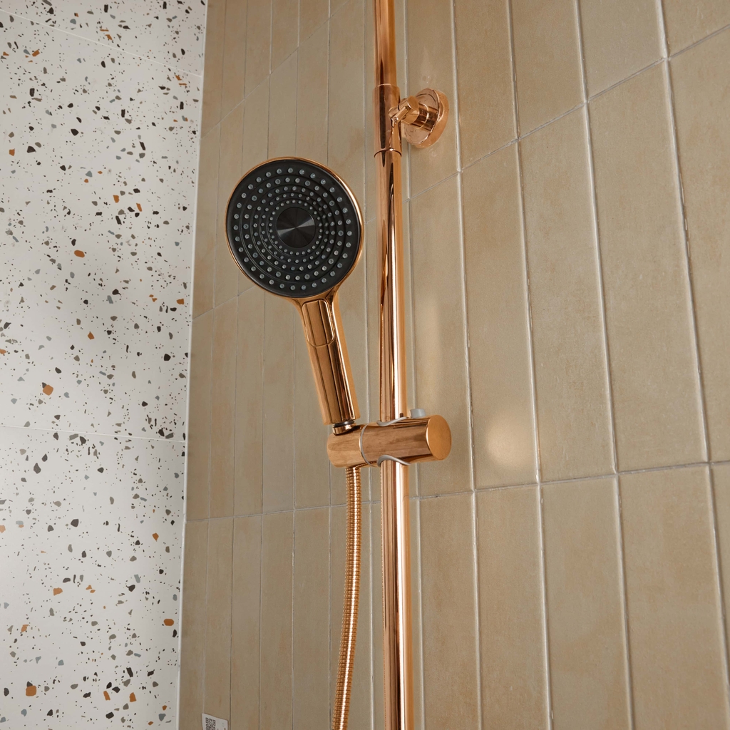 Rivius Aquadoré – Bộ Vòi Sen Sắc Hồng Vàng Trang Nhã