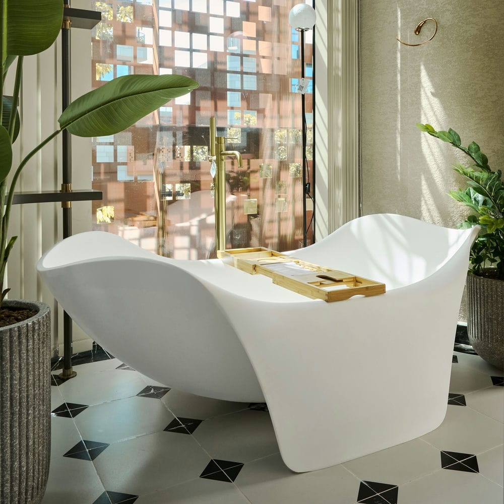 Rivius Elava - Bồn Tắm Nằm Dáng Sóng Thanh Nhẹ