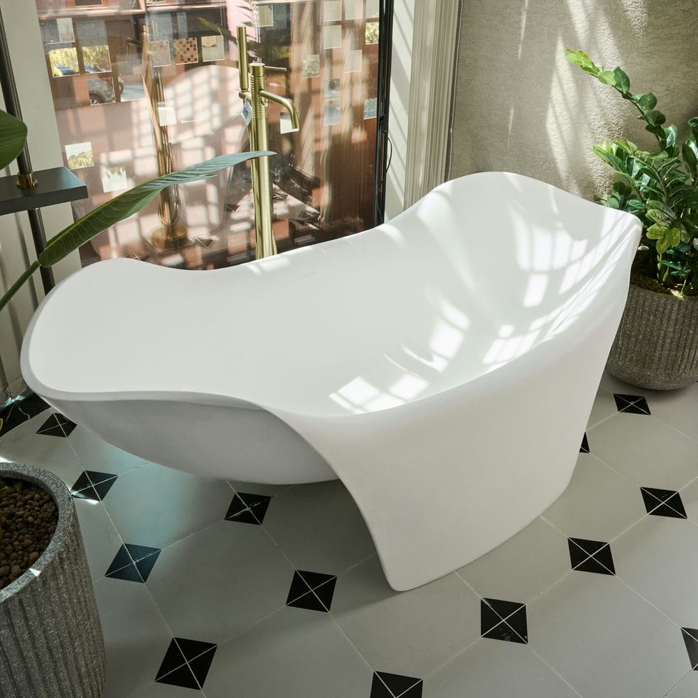 Rivius Elava - Bồn Tắm Nằm Dáng Sóng Thanh Nhẹ