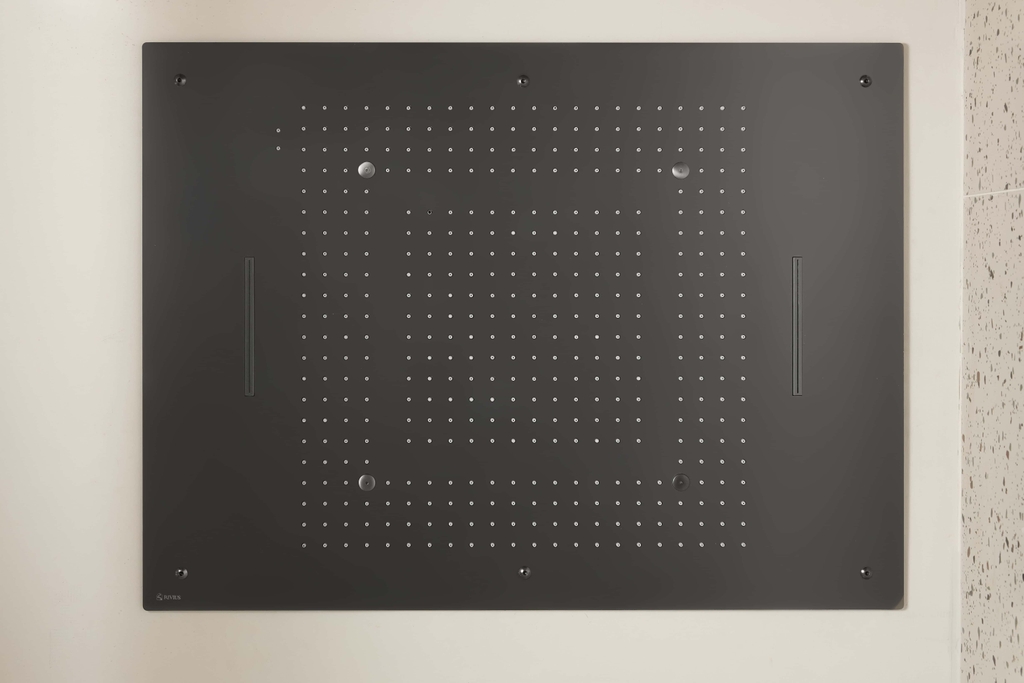 Rivius Aquanox – Bộ Vòi Sen Sắc Đen Với Bảng Điều Khiển Hiện Đại