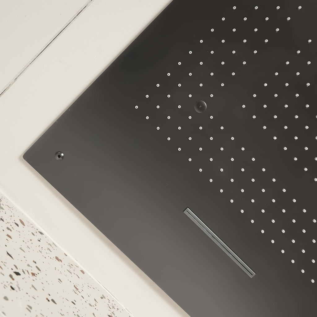 Rivius Aquanox – Bộ Vòi Sen Sắc Đen Với Bảng Điều Khiển Hiện Đại