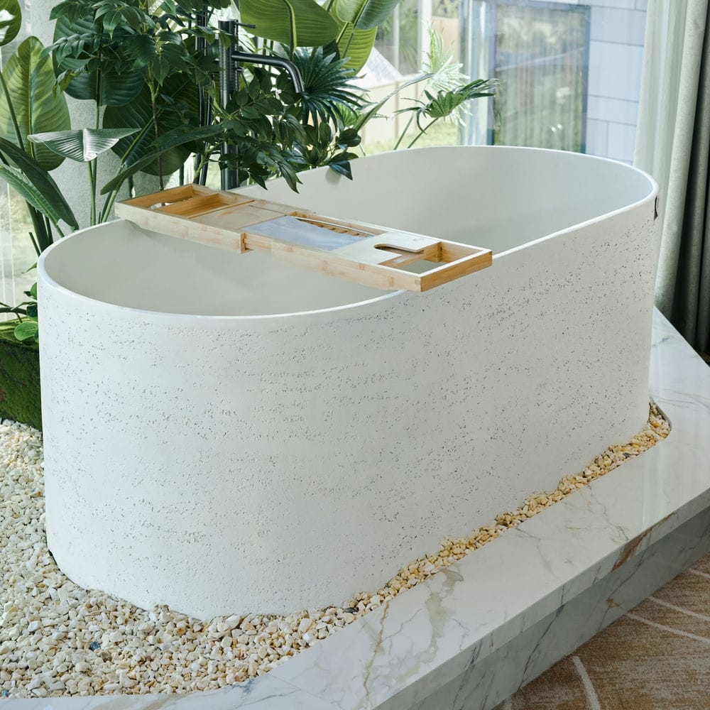 Rivius Saren - Bồn Tắm Đá Mài Phong Cách Bắc Âu Tối Giản
