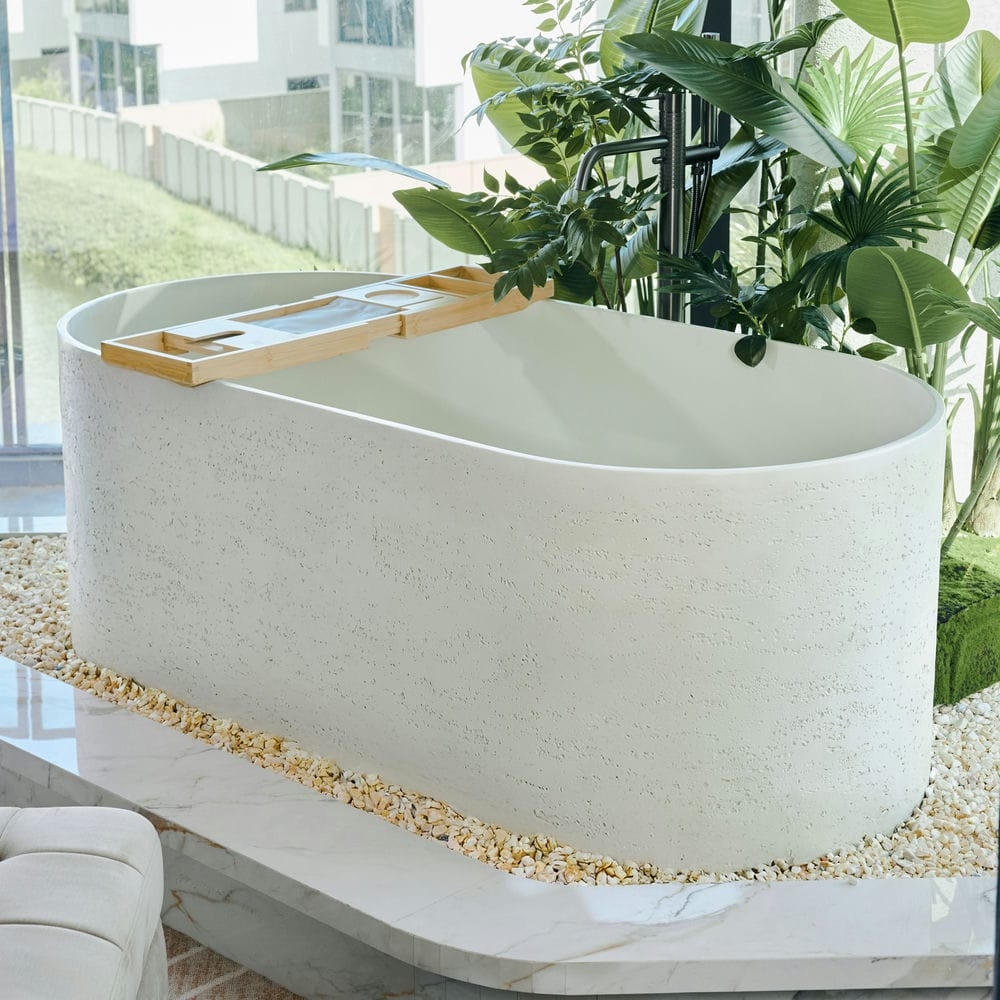 Rivius Saren - Bồn Tắm Đá Mài Phong Cách Bắc Âu Tối Giản