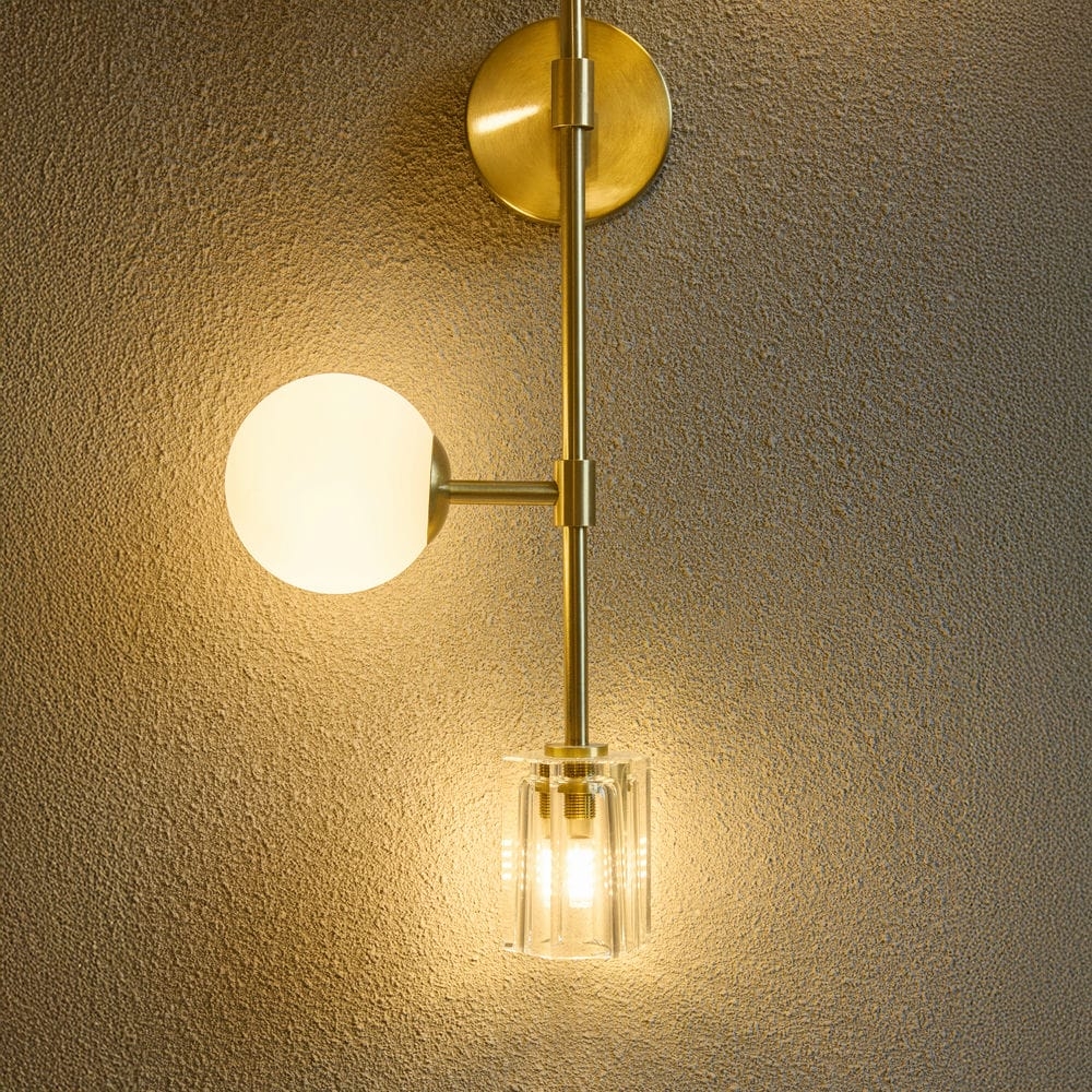 Rivius Dualite – Đèn Tường Hai Chụp Tương Phản