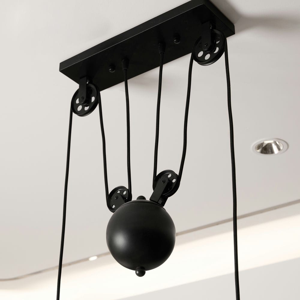 Rivius Volar - Đèn Trần Thả Ròng Rọc Phong Cách Công Nghiệp Tối Giản