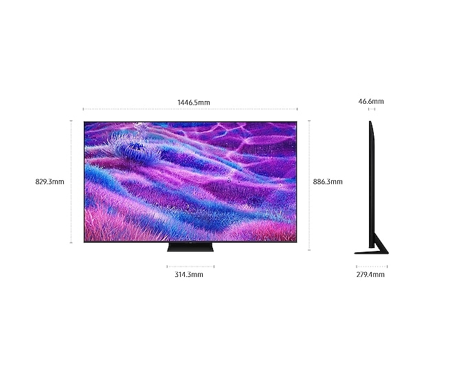 65 Inch Neo QLED QN80F 4K Samsung Vision AI Smart TV (2025)