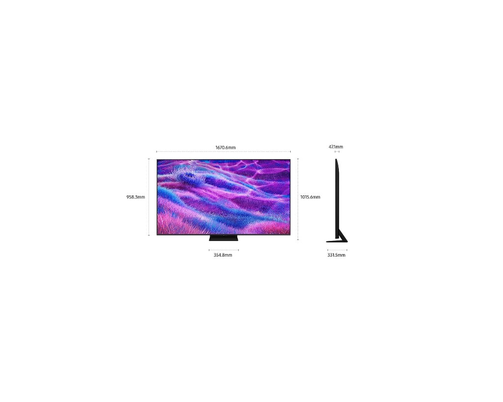 75 Inch Neo QLED QN80F 4K Samsung Vision AI Smart TV (2025)
