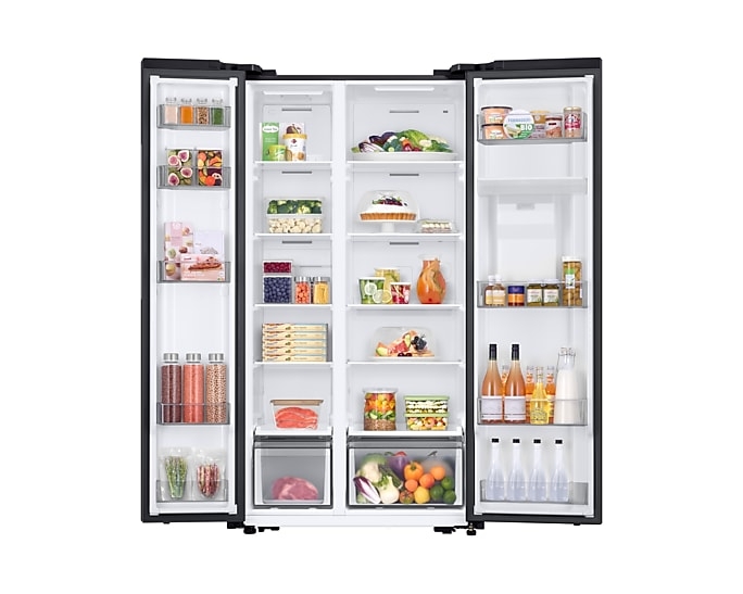 578L Tủ Lạnh Bespoke AI Side by Side -SpaceMax™, Đen