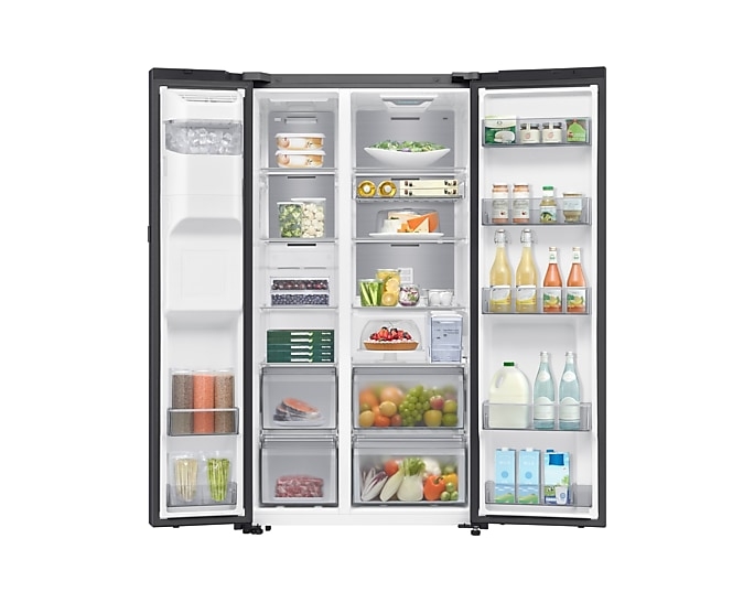 615L Tủ Lạnh Bespoke AI Side by Side -AI Home, Đen