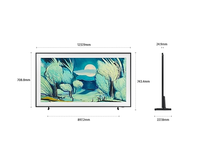 55 Inch The Frame 4K Samsung Vision AI Smart TV (2025)