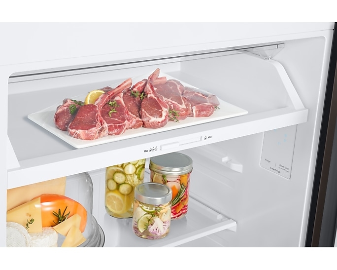 406L Tủ Lạnh Bespoke AI Đông Trên -Optimal Fresh+, Nâu