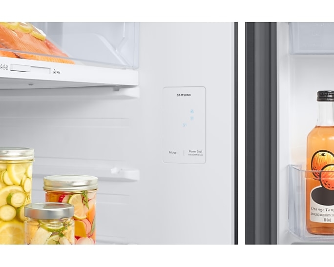 382L Tủ Lạnh Ngăn Đông Trên -Optimal Fresh+, Đen
