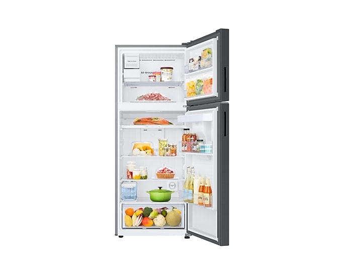 406L Tủ Lạnh Ngăn Đông Trên -Optimal Fresh+, Đen