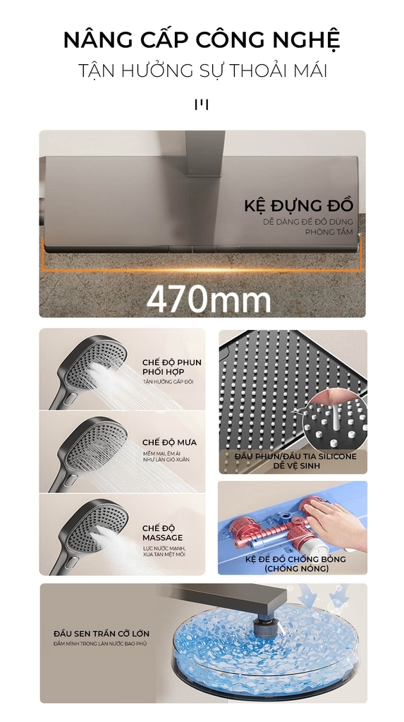 Rivius Aquadoré – Bộ Vòi Sen Sắc Hồng Vàng Trang Nhã