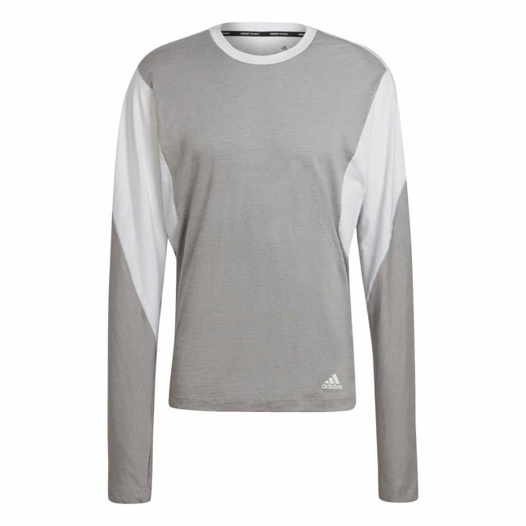 Áo Khoác Adidas Chính Hãng - Wellbeing Training Long Sleeve Tee - Màu Xám | JapanSport HC4157