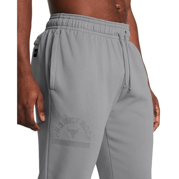 Quần Dài Under Armour Chính Hãng - Project Rock Rival Fleece - Màu Xám | JapanSport 1385936-011