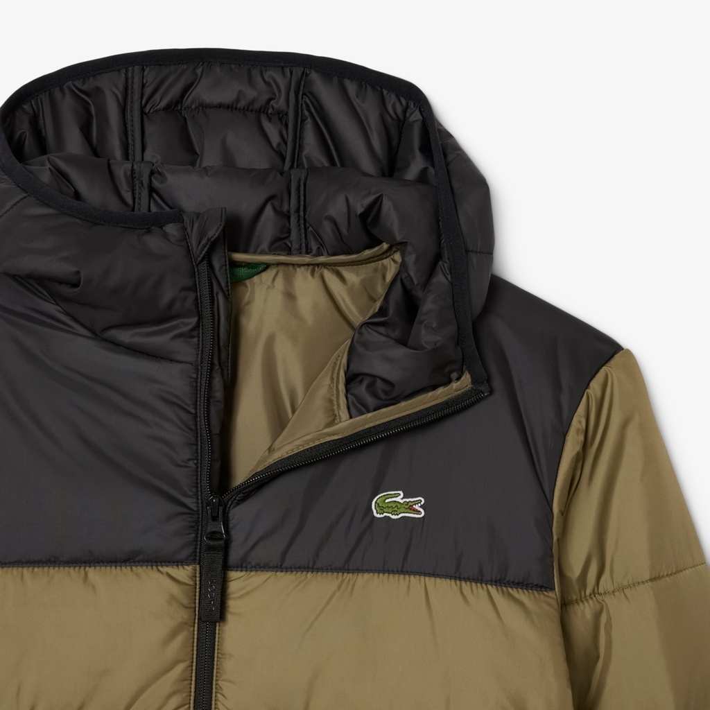 Áo Khoác Lacoste Chính hãng - Water-Repellent Quilted Puffed Jacket - Màu Đen | JapanSport BH6763-51-81I