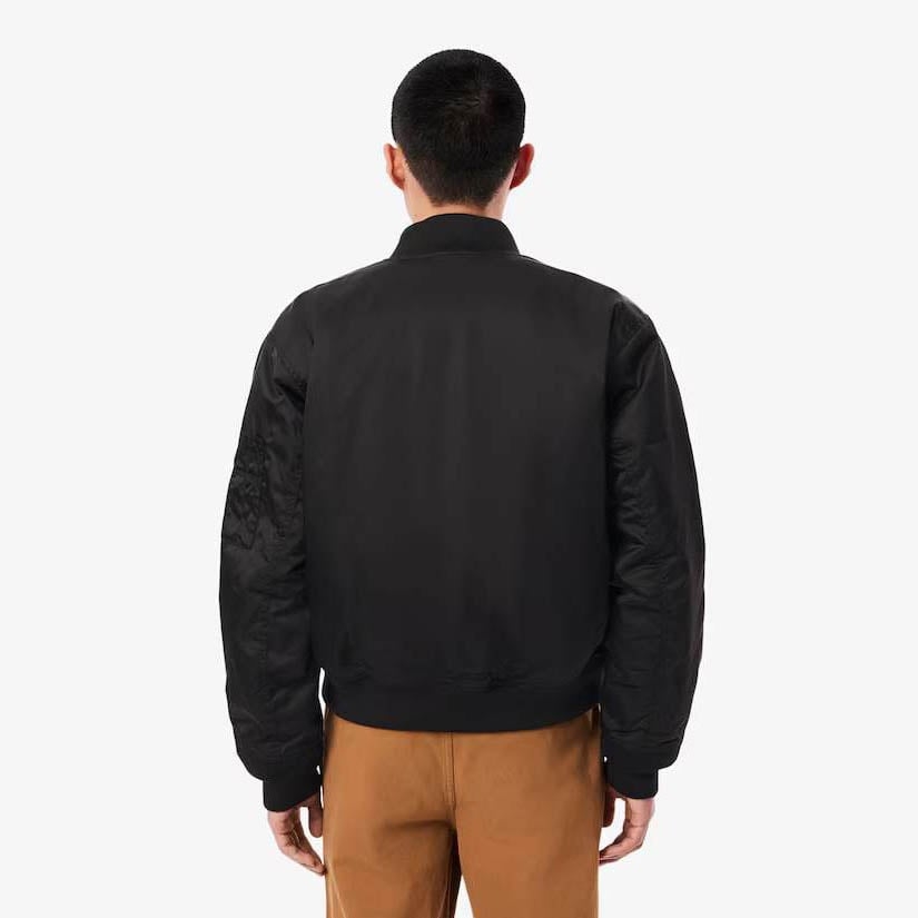 Áo Khoác Lacoste Chính hãng - Men's Water-Repellent Bomber Jacket - Màu Đen | JapanSport BH2899-51-031