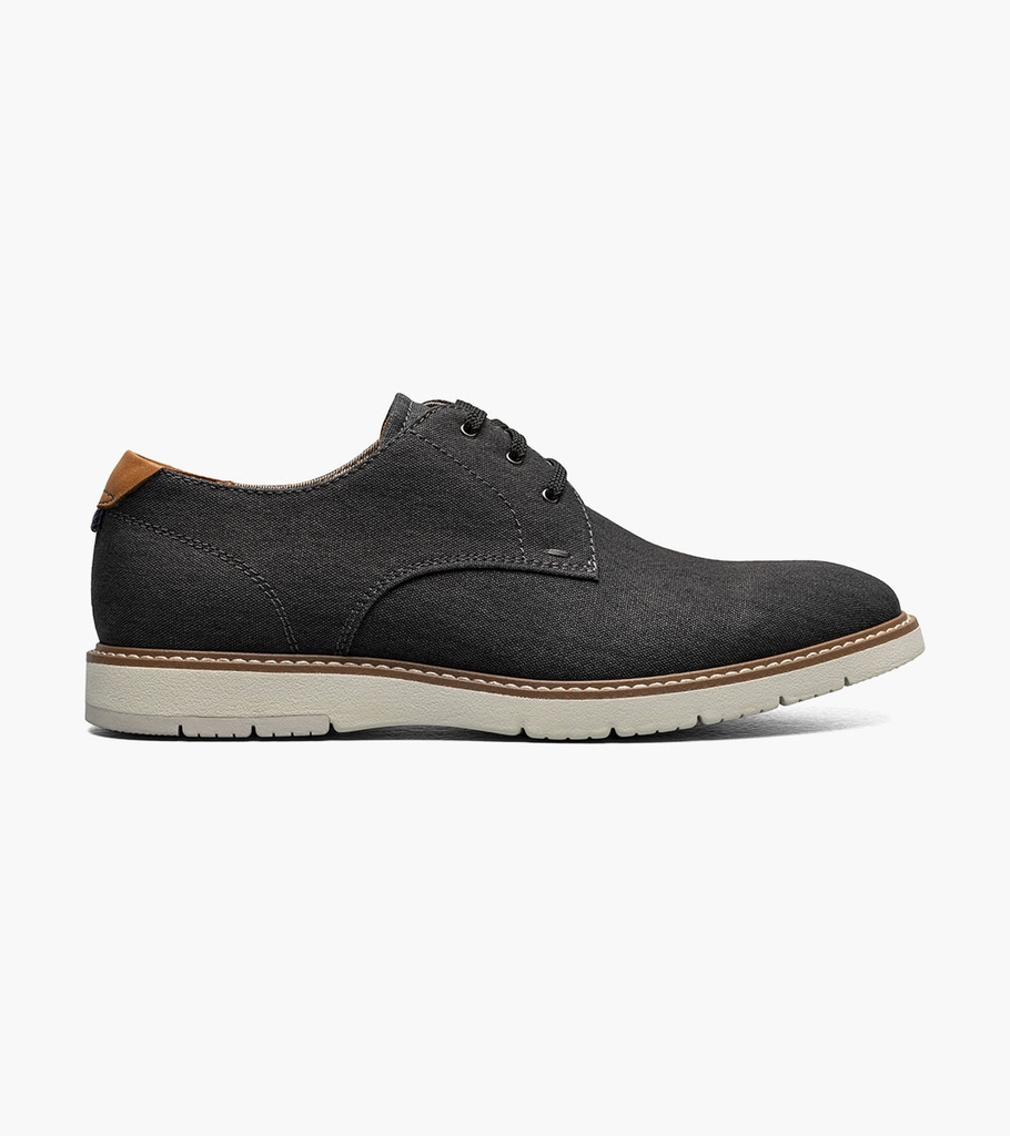 Giày Florsheim Nam Chính Hãng - Vibe Canvas Plain Toe Oxford - Màu Đen | JapanSport 14419-001