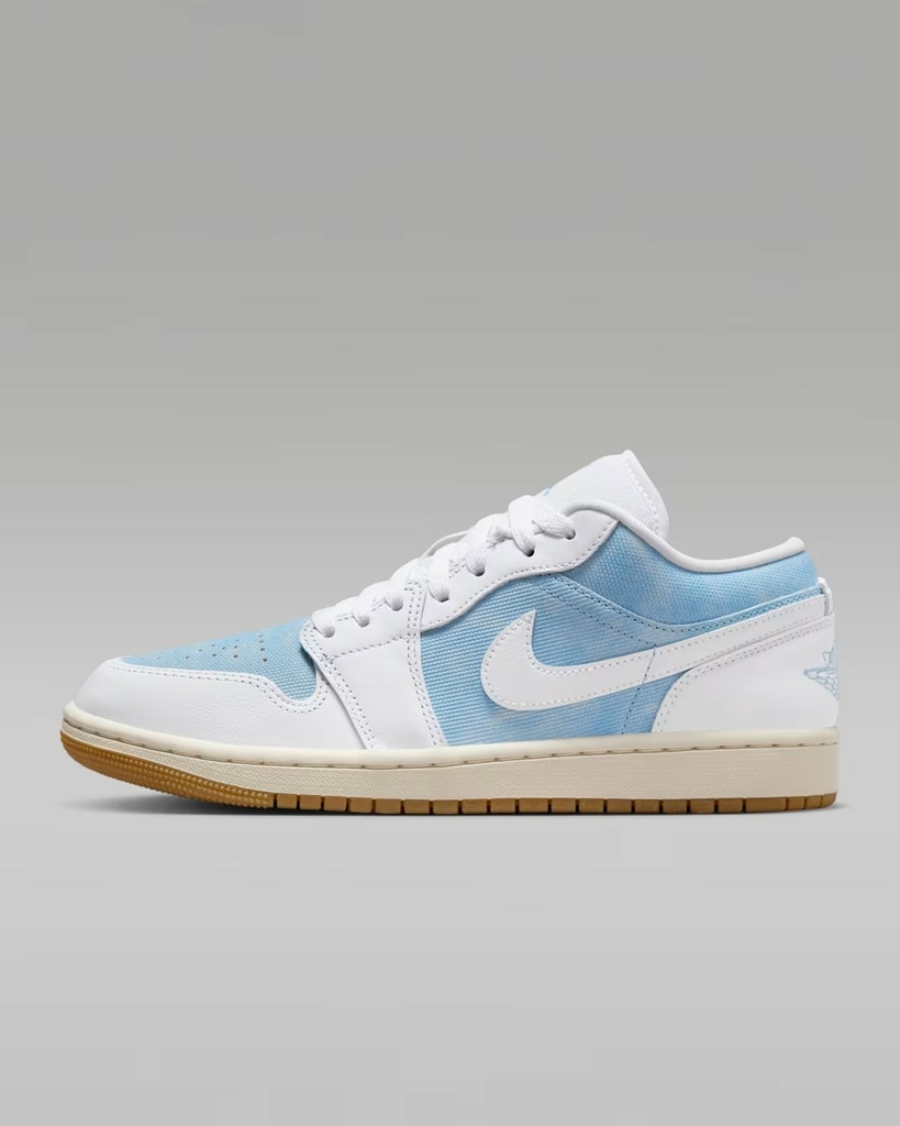Giày Nike nữ Chính Hãng - Air Jordan 1 Low SE - Màu Xanh/ Trắng | JapanSport  HQ2004-400
