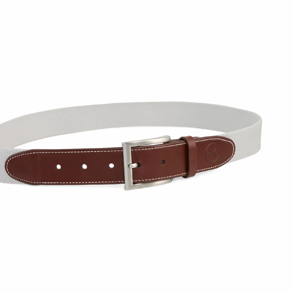 Thắt Lưng Puma Chính Hãng - Needlepoint Canvas Belt - Màu be | JapanSport 054777-02