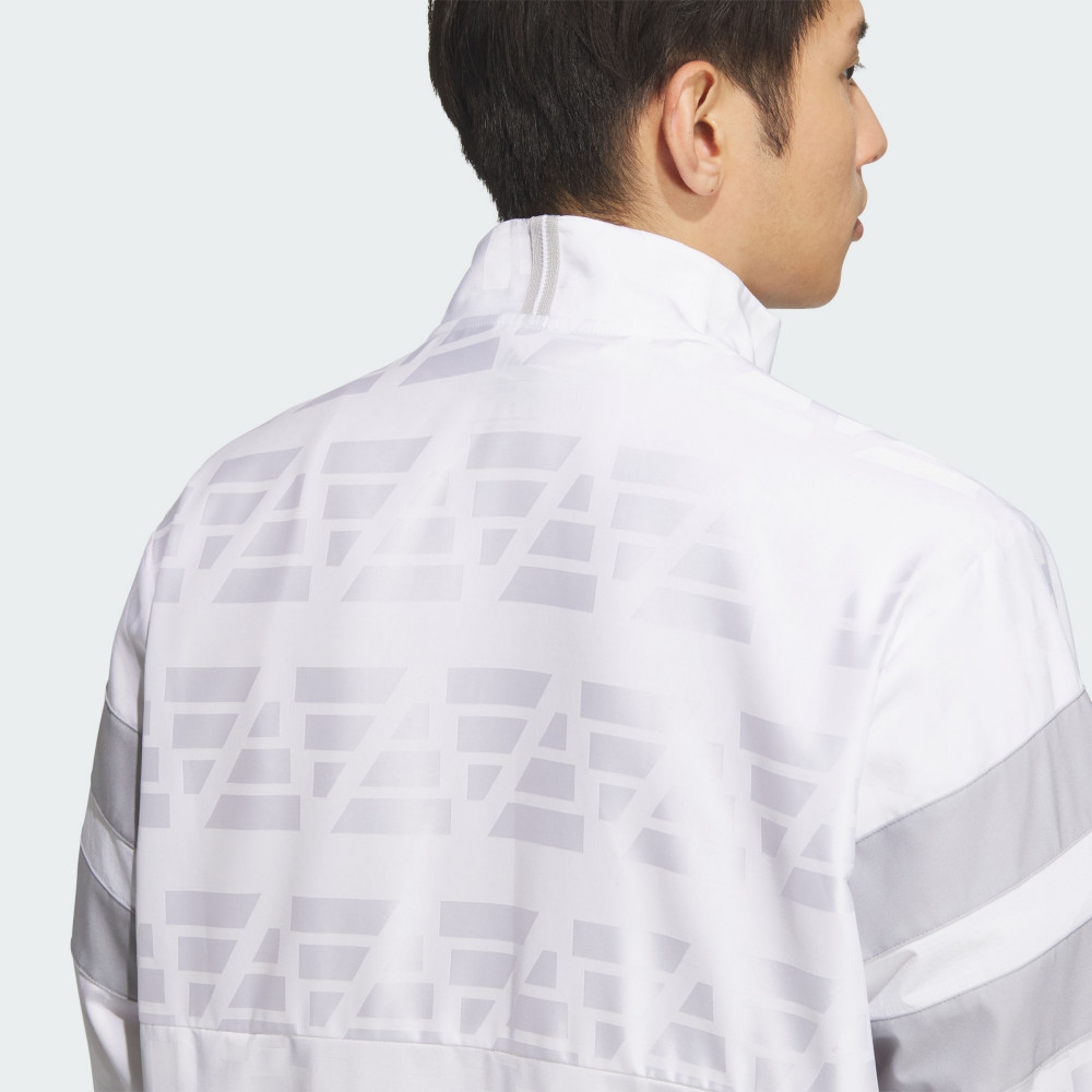 Áo Dài Tay Adidas Nam Chính Hãng - Golf Jacket Beyond The Course Water-Repellent - Màu Trắng | JapanSport JE8314