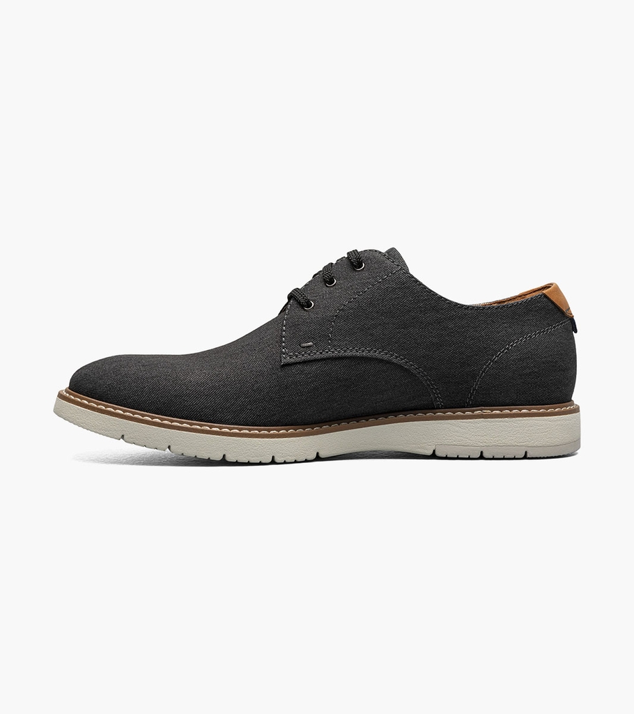 Giày Florsheim Nam Chính Hãng - Vibe Canvas Plain Toe Oxford - Màu Đen | JapanSport 14419-001