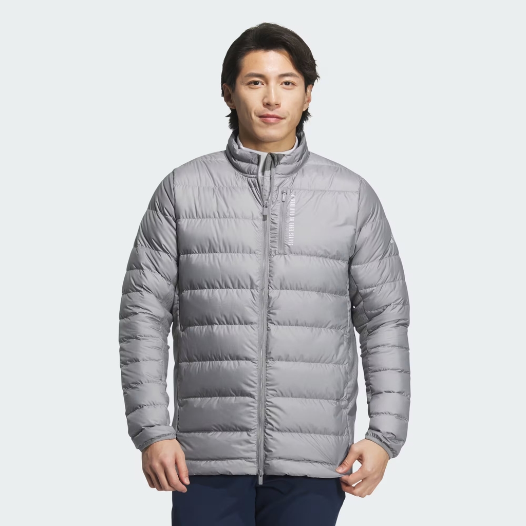 Áo Khoác Adidas Chính Hãng - WIND. RDY Full-Zip Down Jacket - Màu Xám | JapanSport IM6477