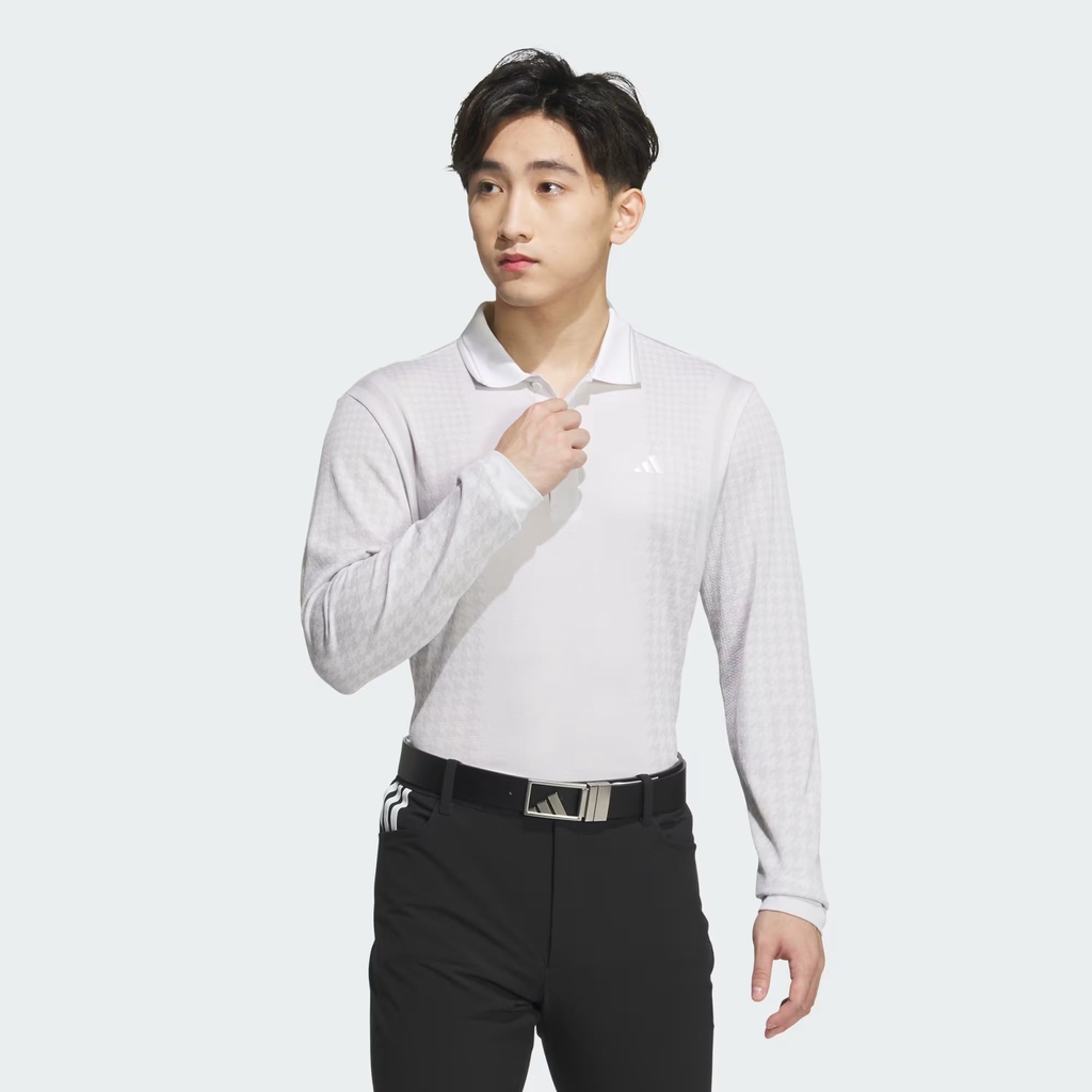 Áo Polo Adidas Nam Chính Hãng -  PRIMEKNIT long-sleeved shirt with seamless sides - Màu Trắng | JapanSport IM7301