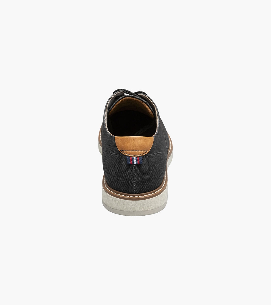 Giày Florsheim Nam Chính Hãng - Vibe Canvas Plain Toe Oxford - Màu Đen | JapanSport 14419-001
