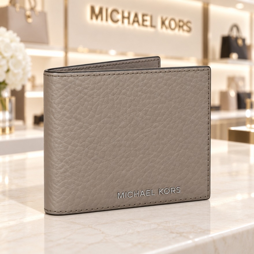 Ví Michael Kors Chính Hãng - Hudson  - Màu Be Xám | JapanSport 39S4LHUF2L