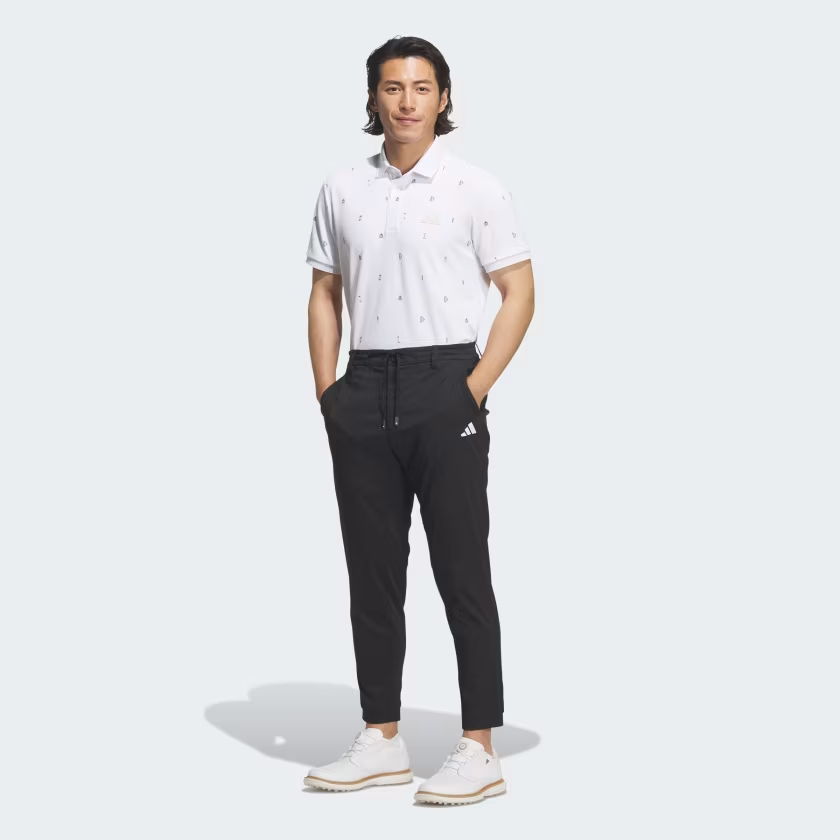 Áo Polo Adidas Nam Chính Hãng - MONOGRUM SHORT-SLEEVE - Màu TRẮNG | JapanSport  JY8222