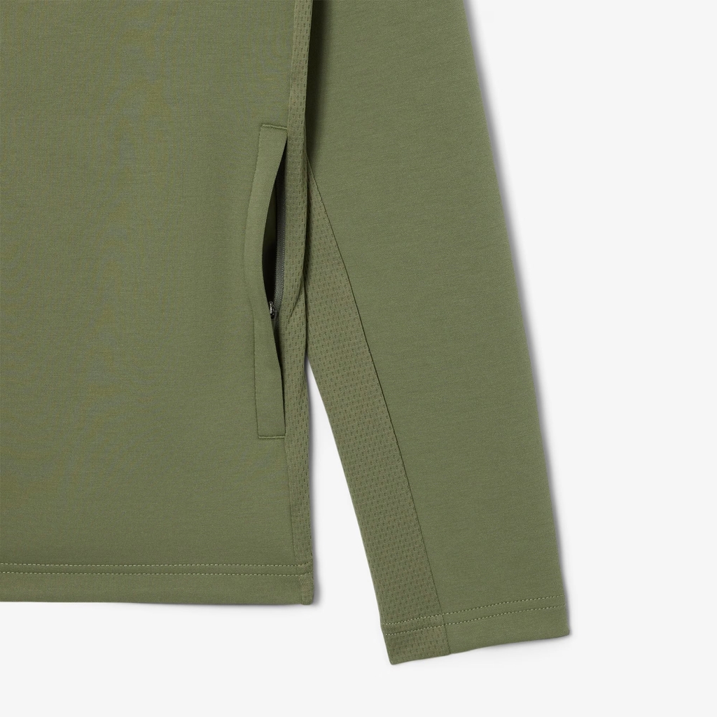 Áo Khoác Lacoste Chính hãng - Lightweight Track Jacket - Màu Olive | JapanSport SH8914-51-IDK
