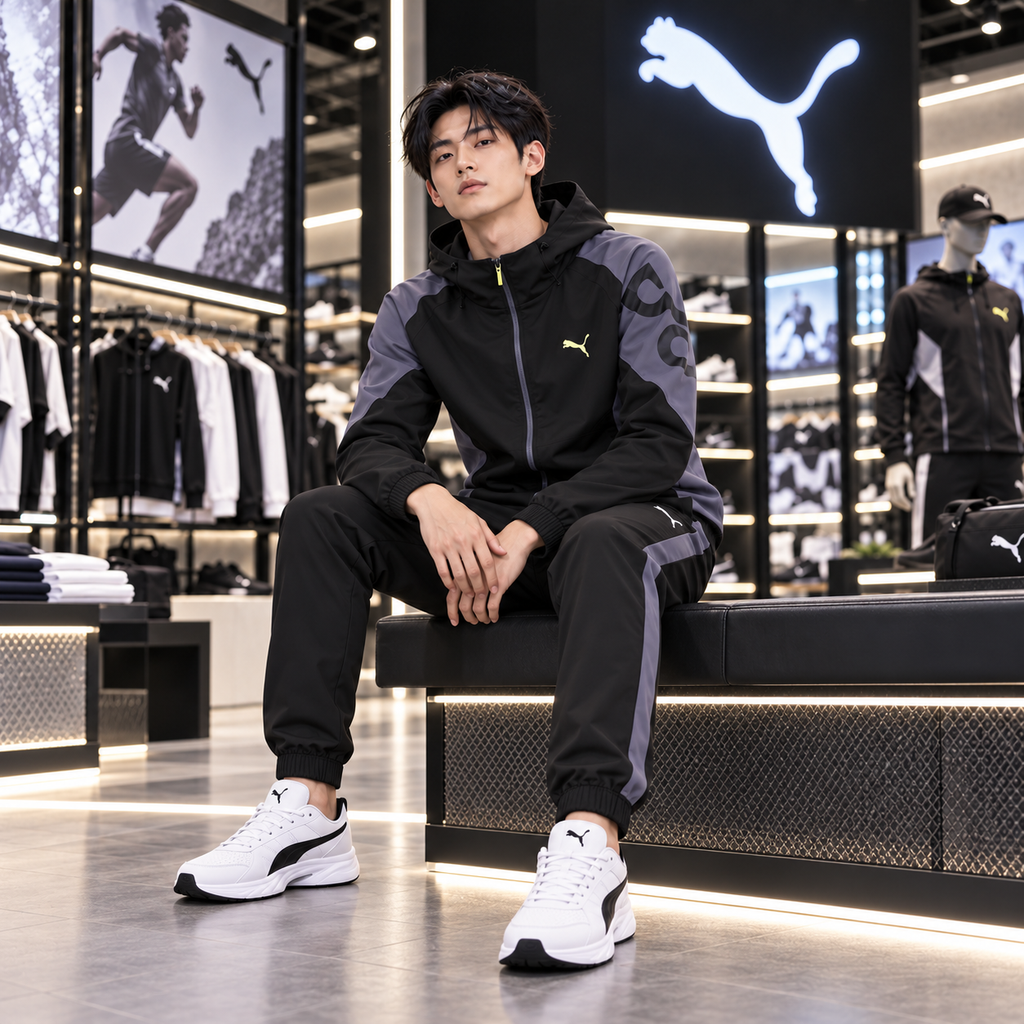 Áo Khoác Puma Chính Hãng -  TAD Knit Jacket - Màu Đen  | JapanSport 527046-01