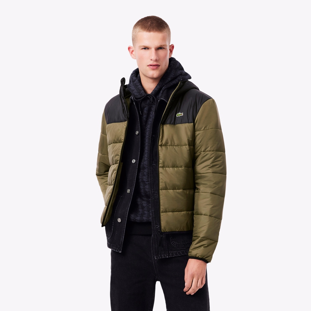 Áo Khoác Lacoste Chính hãng - Water-Repellent Quilted Puffed Jacket - Màu Đen | JapanSport BH6763-51-81I