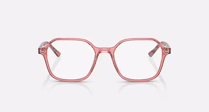 Kính Ray-Ban Nữ Chính hãng - RX5394 JOHN – Transparent Pink - Gọng Kính Hồng Trong Suốt | JapanSport