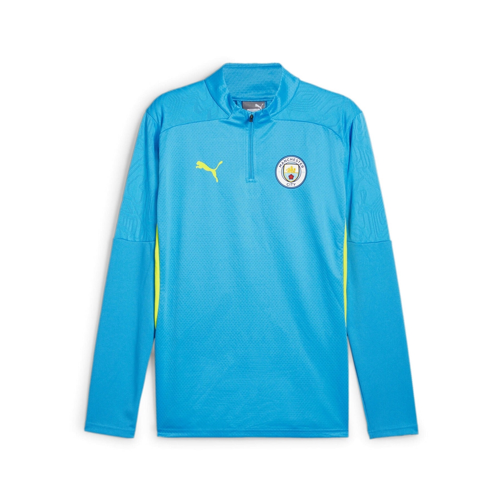 Áo Khoác Puma Nam Chính Hãng - Training top Manchester City 2024/25 - Màu Xanh | JapanSport 777529-11