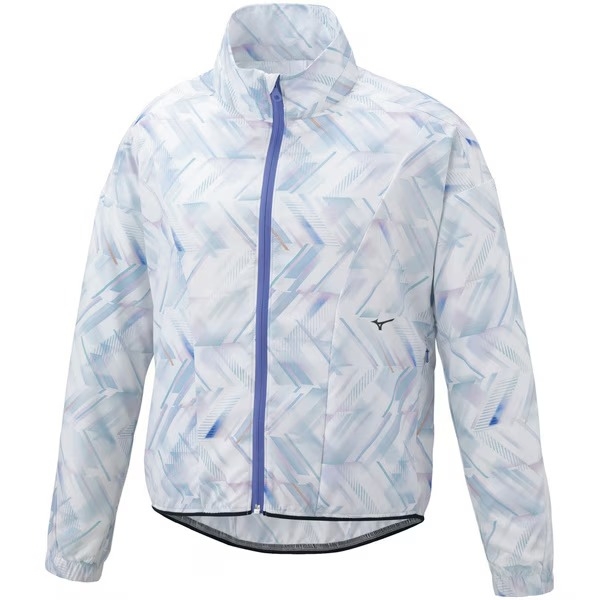 Áo Khoác Mizuno Nữ Chính Hãng - Cross Jacket - Màu Trắng Xanh | JapanSport 32MC0330-28