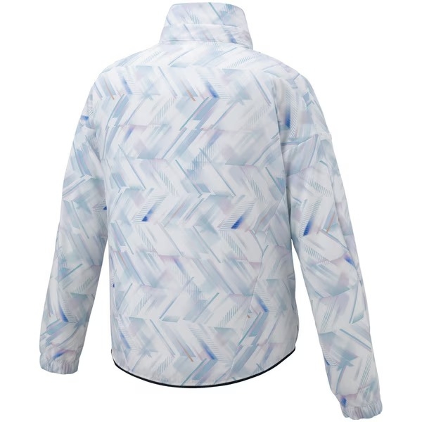 Áo Khoác Mizuno Nữ Chính Hãng - Cross Jacket - Màu Trắng Xanh | JapanSport 32MC0330-28