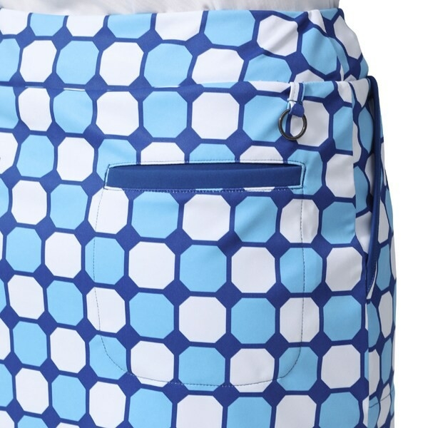 Chân Váy FootJoy Nữ Chính Hãng - Octagon Print Skirt - Màu Xanh | JapanSport 81985-FJW-S24-P09