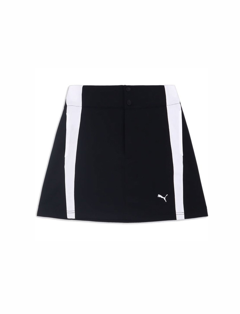 Chân váy Golf Puma Nữ Chính Hãng - W PF Line Skirt - Màu Đen | JapanSport 627723-01