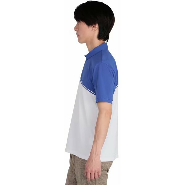Áo Polo Mizuno Chính Hãng - Ice Touch Solar Cut Short Sleeve Zip-Up Shirt  - Màu Trắng | JapanSport E2MAC001-84