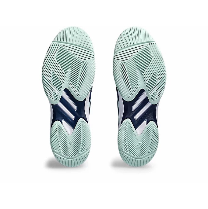 Giày Tennis Asics Nữ Chính hãng - SOLUTION SWIFT FF - Màu Xanh  | JapanSport 1042A197-403