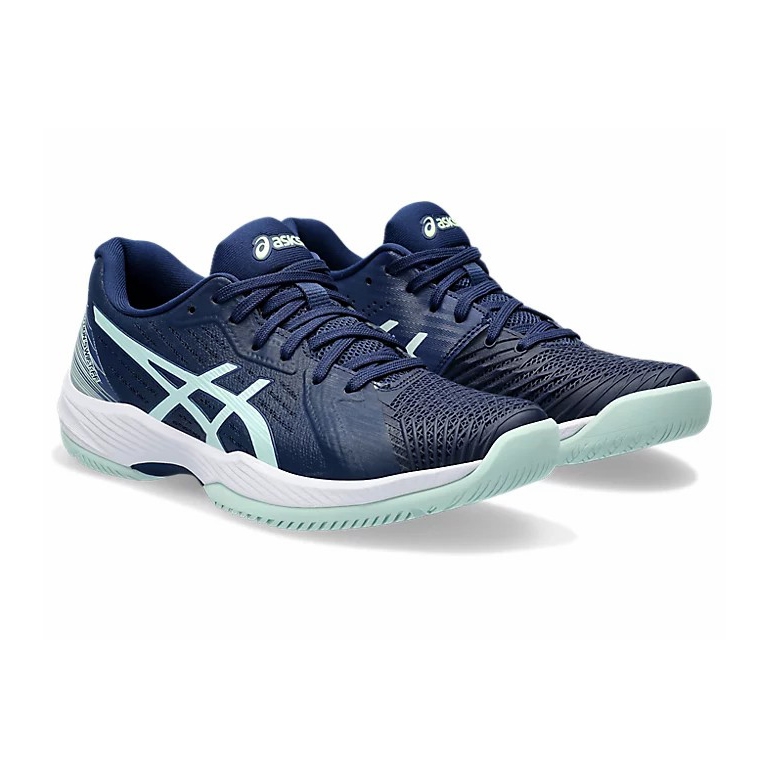 Giày Tennis Asics Nữ Chính hãng - SOLUTION SWIFT FF - Màu Xanh  | JapanSport 1042A197-403