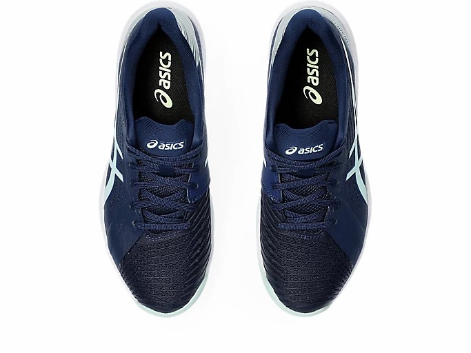Giày Tennis Asics Nữ Chính hãng - SOLUTION SWIFT FF - Màu Xanh  | JapanSport 1042A197-403